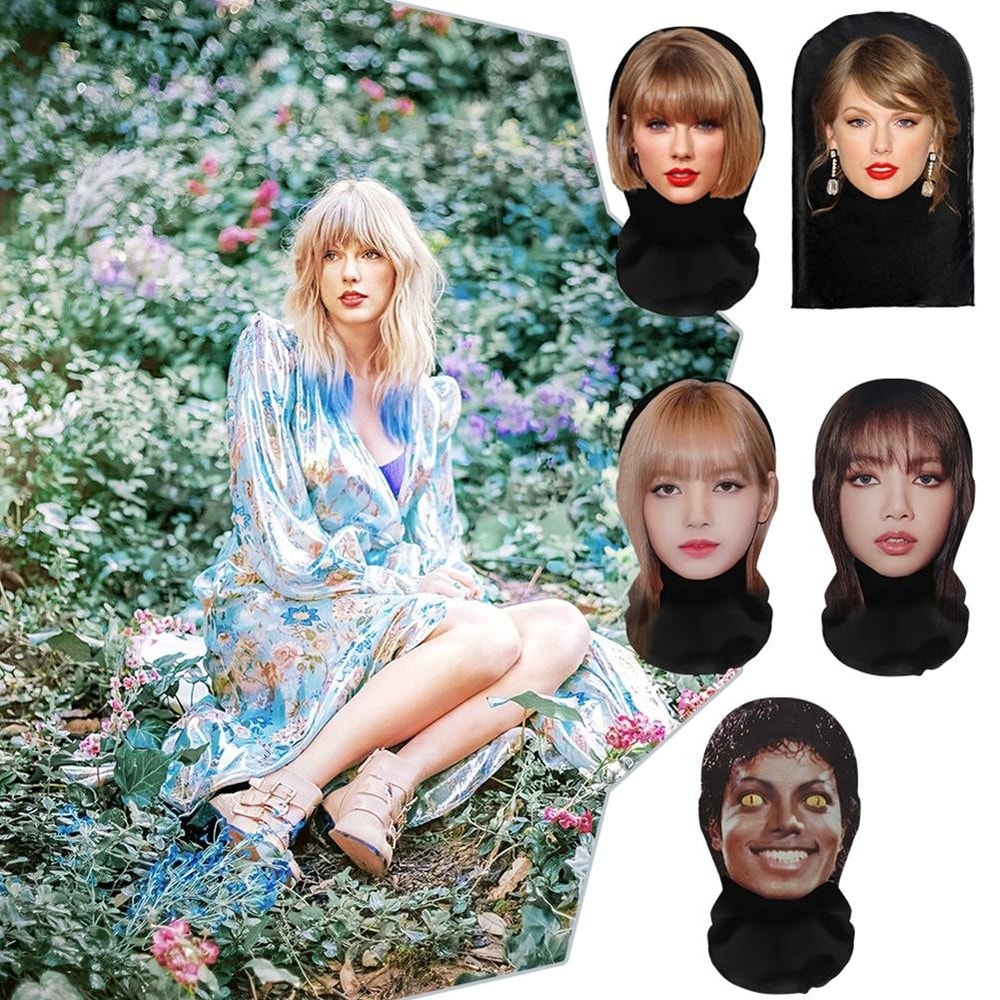 Breathable Full Face Mask for Unisex, Novel Cosplay Headgear, Party Simulation Prop