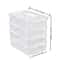 Clear Stackable Storage Box with Lid, Plastic Organizer for Toy Blocks, Building Block Storage