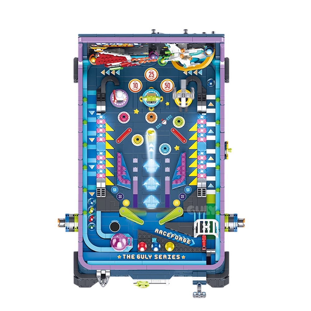 Pinball Machine Brick Model Assembly Creative Game Console Building Blocks DIY Toy Boy Gift Set Puzzle