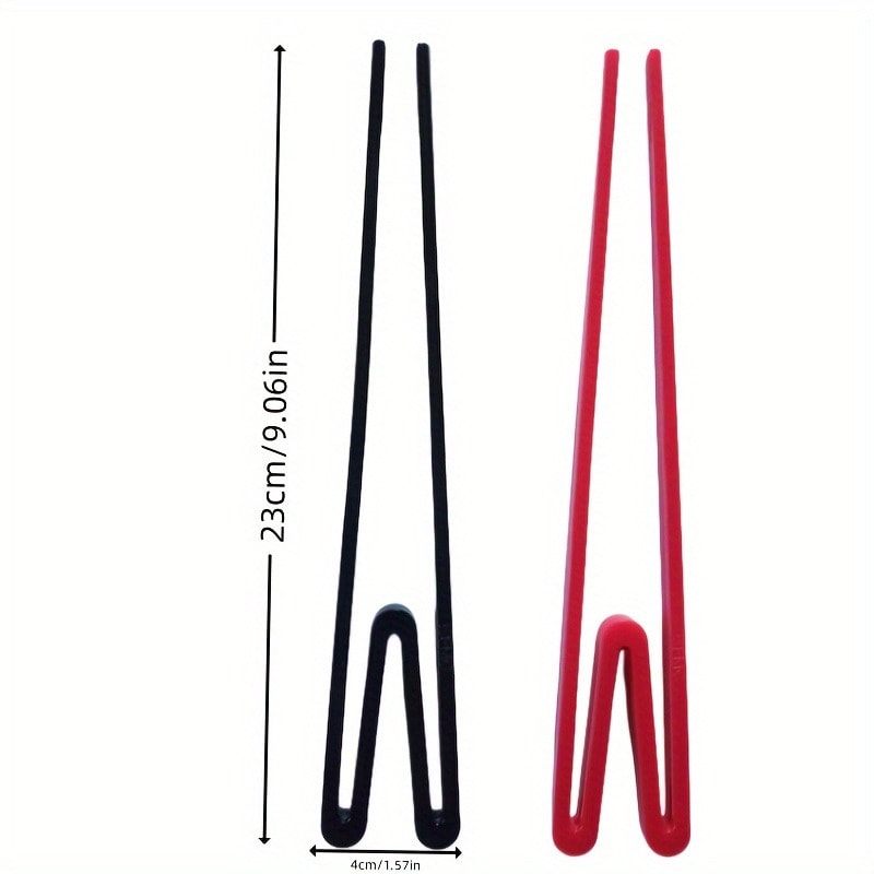 Durable Plastic Reusable Training Chopsticks, Perfect for Enthusiasts