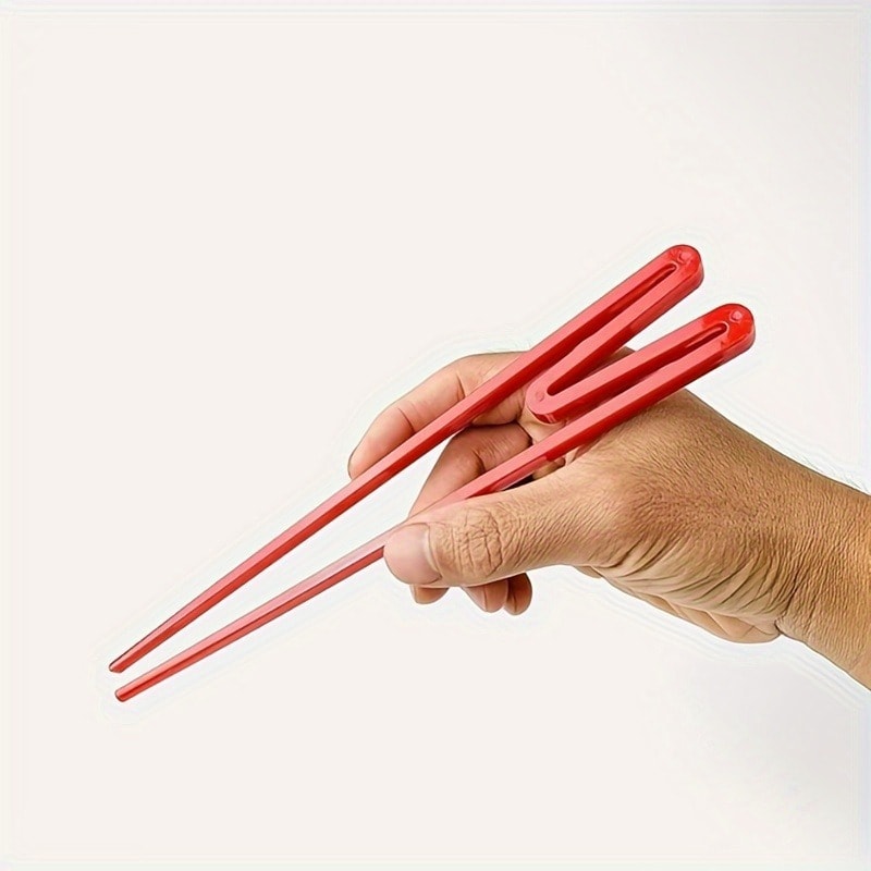 Durable Plastic Reusable Training Chopsticks, Perfect for Enthusiasts