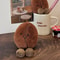 Smiling Coffee Bean Stuffed Plush Doll Key Chain Soft Food Xmas Gifts for Girls
