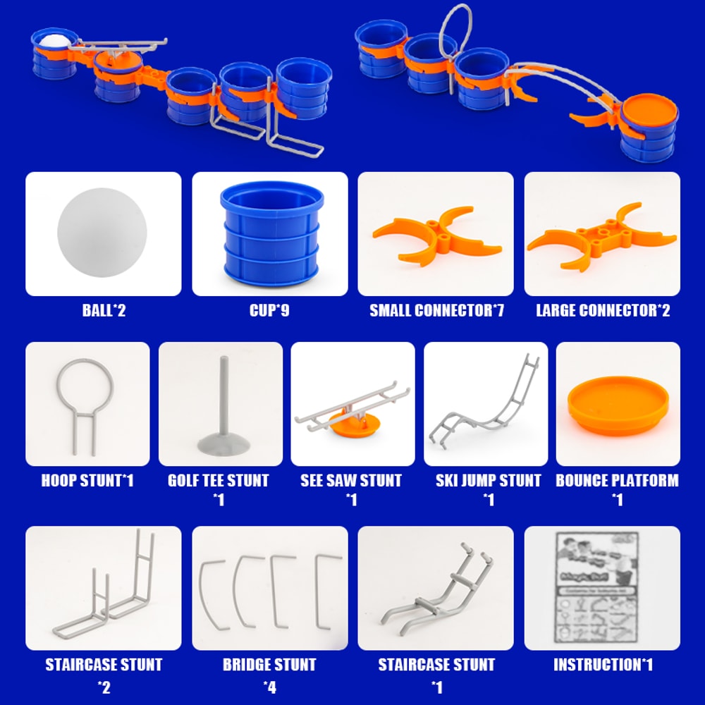 Parent-Child Prop Sense Exercise, Cup Jump Ball Practice for Children Lung Vitality