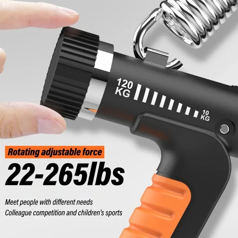 Heavy Hand Grip Exercise Adjustable Strengthener Gripper Finger Expander For Muscle Building And Fi 5