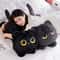 Cuddly Black Cat Plush Toy Doll Cute Big Pillow Cushion For Boys Girls Birthday Gifts 1