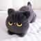 Cuddly Black Cat Plush Toy Doll Cute Big Pillow Cushion For Boys Girls Birthday Gifts 2