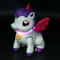 Unicorn Toy With Cartoon Wings Light Music Animal Shape Girl Christmas Gift 6
