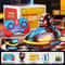 Robot Karting Toy With Music Light Car Toy For Toddler Boy Girl RC Battle Game For Kids Family Fun 6