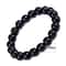Bead Stretch Wristband Black Obsidian Healing Bracelet For Stress Relief Weight Loss Gift For Women 7