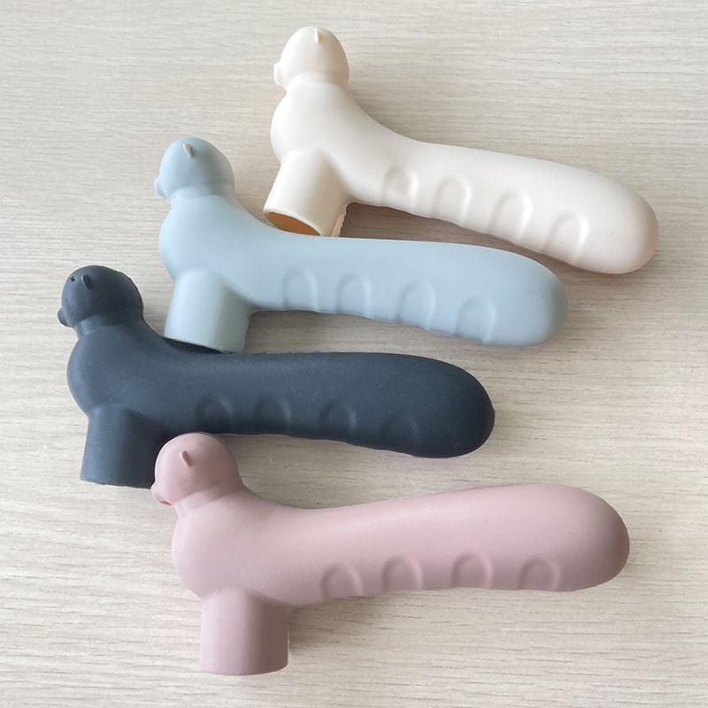 Silicone Door Knob Cover Door Handle Protective Glove Anti Collision Wall Mat For Home Use Static P 0