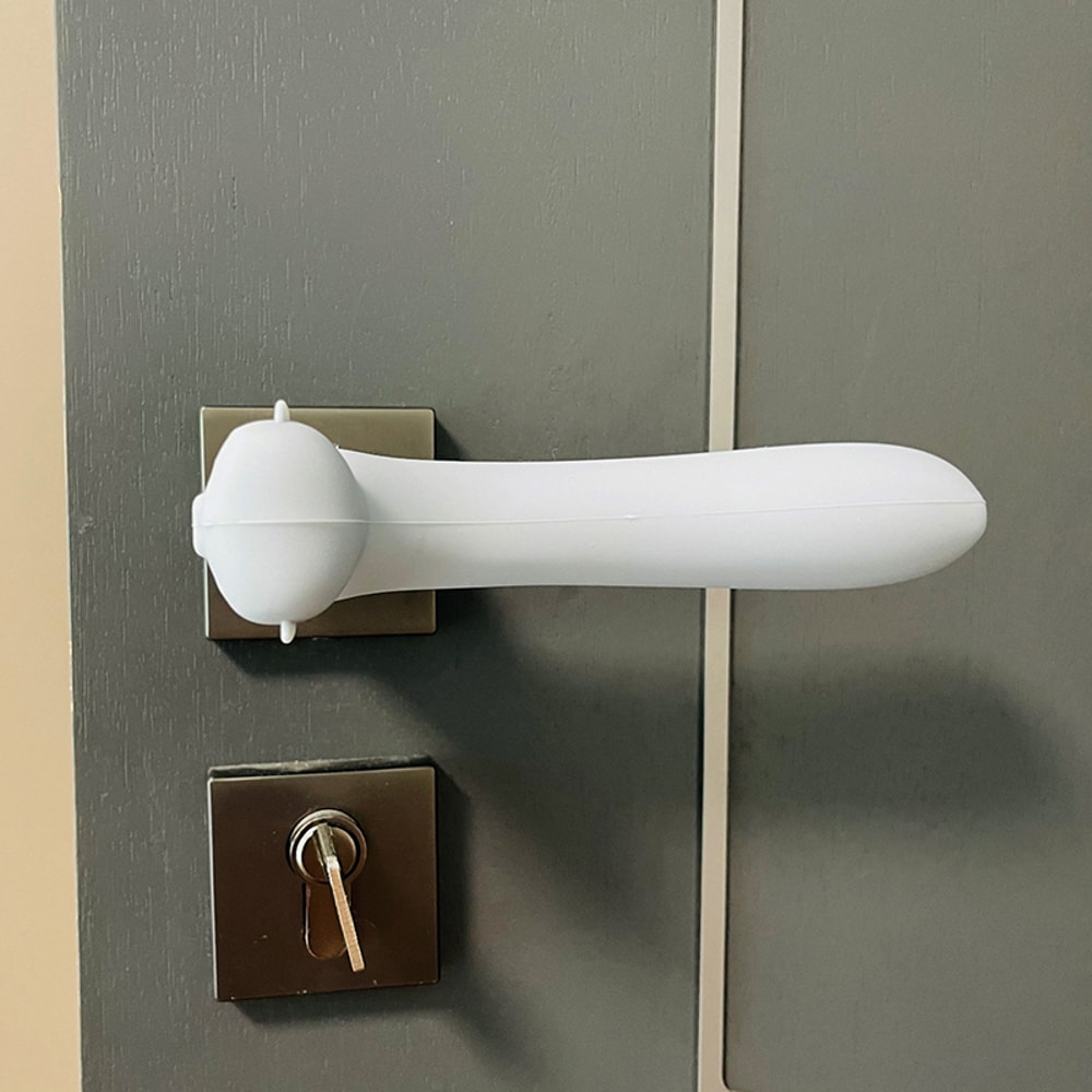 Silicone Door Knob Cover Door Handle Protective Glove Anti Collision Wall Mat For Home Use Static P 1