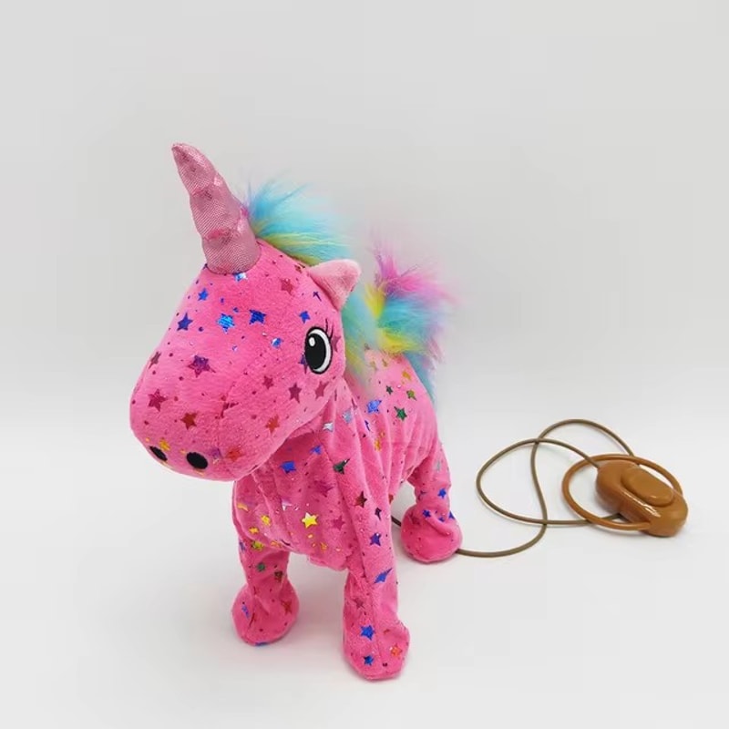 Walking Talking Plush Electric Unicorn Alpaca Toy For Kids Cute Plush Childrens Gifts With Music 8