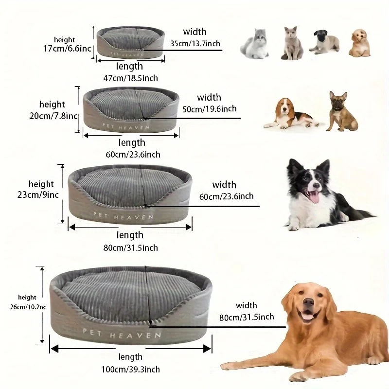 Double-Sided Pet Nest, Washable Cat Dog Bed, Soft Cushion Mat, Durable Home Decor for Pets