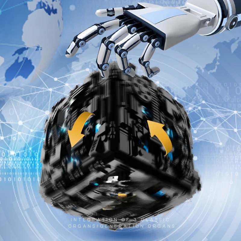 Building Blocks Secret Base Box Building Block Assembly Toy Universal High Difficulty Puzzle For Bo 3