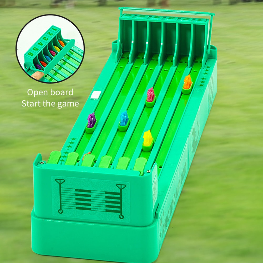 Interactive Classic Horse Racing Board Game, Electric Sports Table, Table Football Party Toy for Adults and Kids Gift