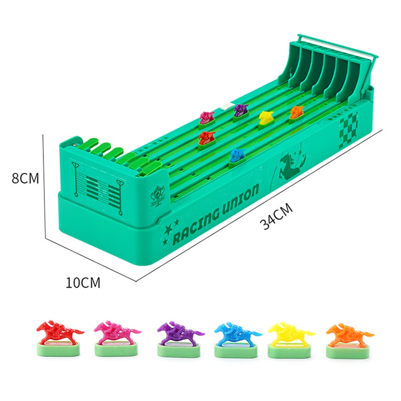 Interactive Classic Horse Racing Board Game, Electric Sports Table, Table Football Party Toy for Adults and Kids Gift