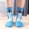 Kawaii Disney Stitch Crew Socks, Soft Cotton Blend for Daily Wear, Perfect Christmas Birthday Gift