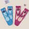 Kawaii Disney Stitch Crew Socks, Soft Cotton Blend for Daily Wear, Perfect Christmas Birthday Gift