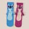 Kawaii Disney Stitch Crew Socks, Soft Cotton Blend for Daily Wear, Perfect Christmas Birthday Gift