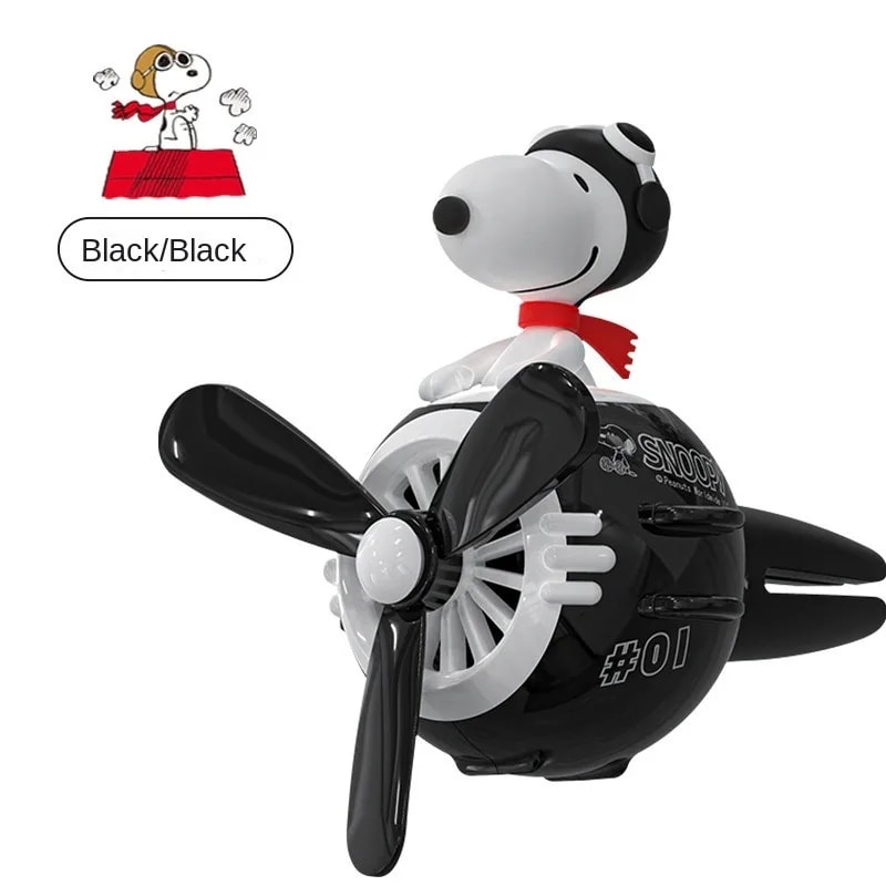 Aromatherapy Fragrance Piece Cute Snoopy Anime Car Air Freshener Perfume Clip Decor Accessories 5