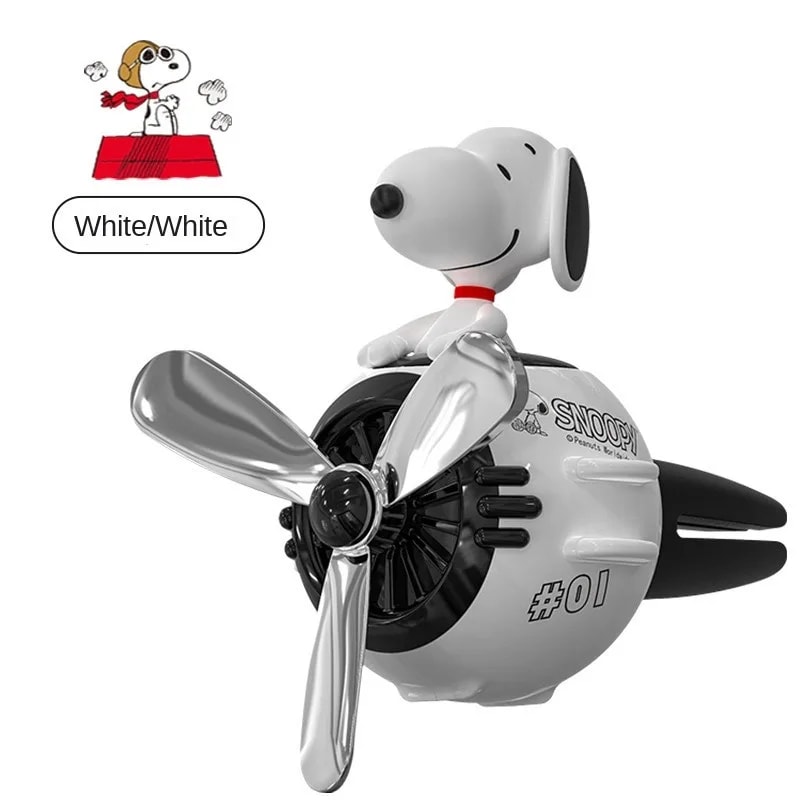 Aromatherapy Fragrance Piece Cute Snoopy Anime Car Air Freshener Perfume Clip Decor Accessories 2