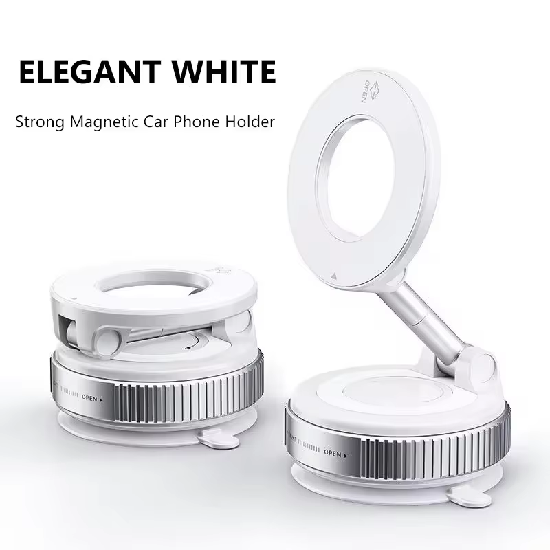 Foldable Xiaomi Strong Magnetic Phone Holder Adjustable Vacuum Car Mount For IPhone Cell Phone Live 6