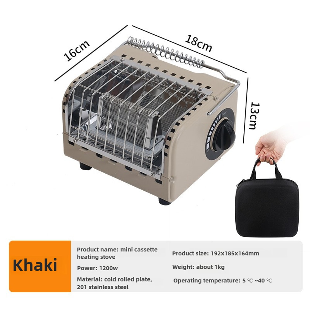 Portable Camping Gas Stove Outdoor Mini Heater Car Winter Camping Supplies 4