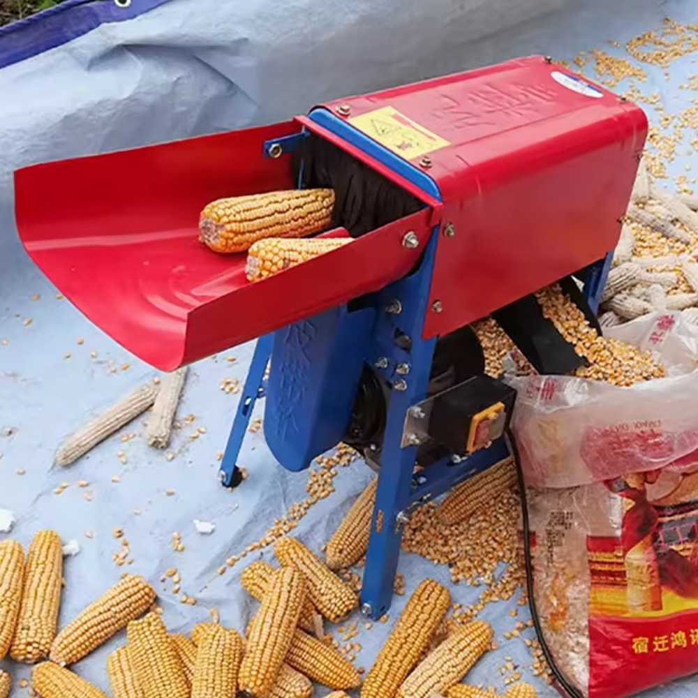 Household Corn Sheller, Maize Threshing Machine, Agricultural Machinery for Home Use