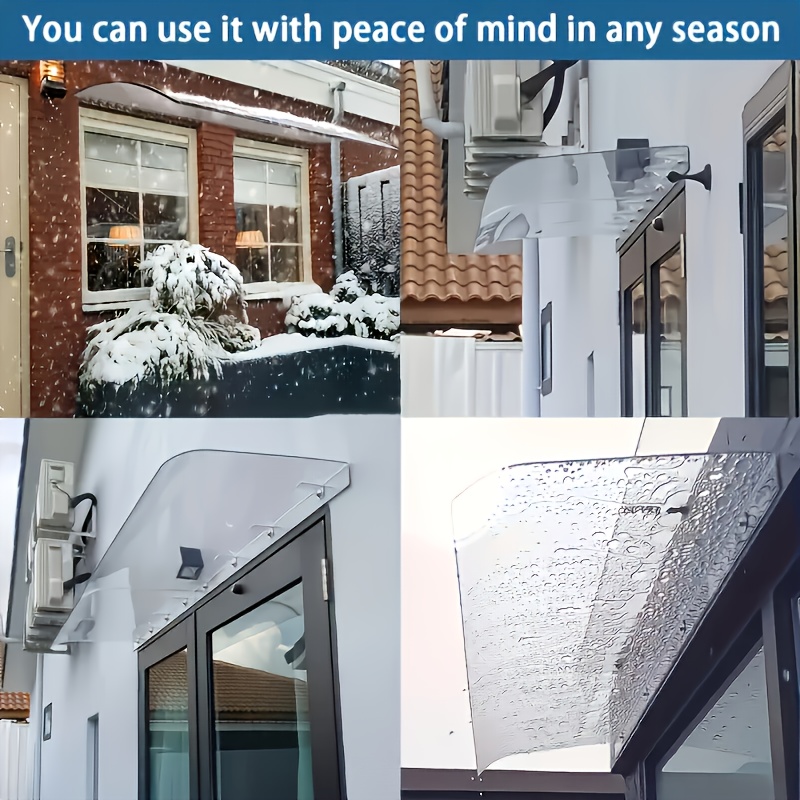 Home Decoration Plastic Awnings and Door Canopies, Courtyard Rain Cover