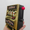 Aqumotic Coin Piggy Bank Slot Machine, Deposit Money Retrievable, Lucky Machine for Parties, Saving Box with No Lights