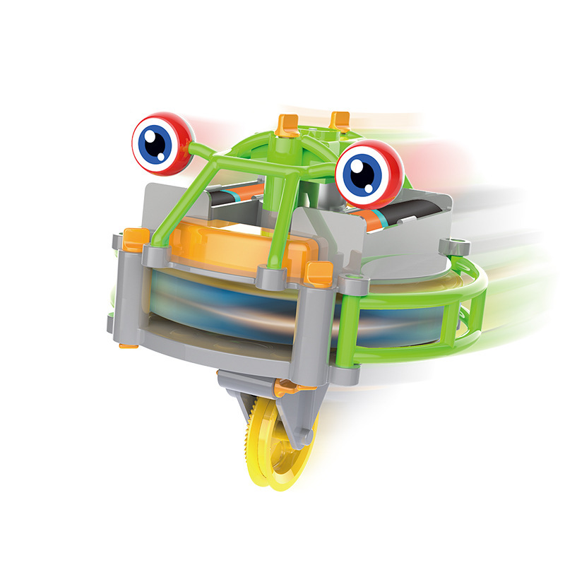 Robot Electric Toy Tightrope Walker, Creative Magical Tumbler Unicycle, Balance Car Gift for Boys and Girls