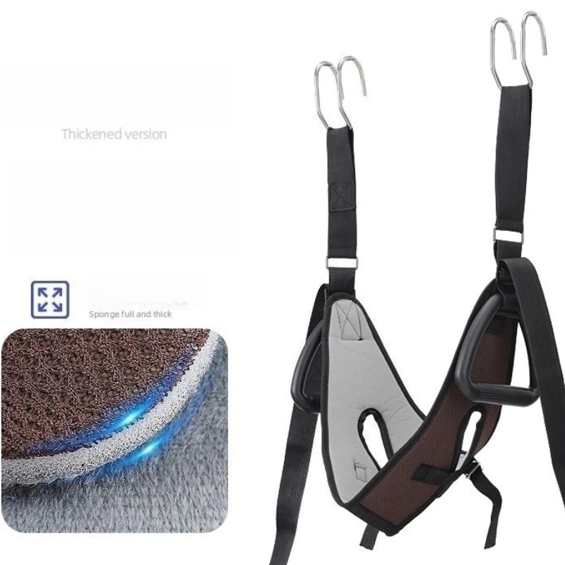 Cervical Traction Belt Neck Stretching Device Horizontal Bar Suspension Household Neck Traction 7