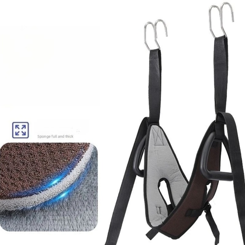 Cervical Traction Belt Neck Stretching Device Horizontal Bar Suspension Household Neck Traction 8