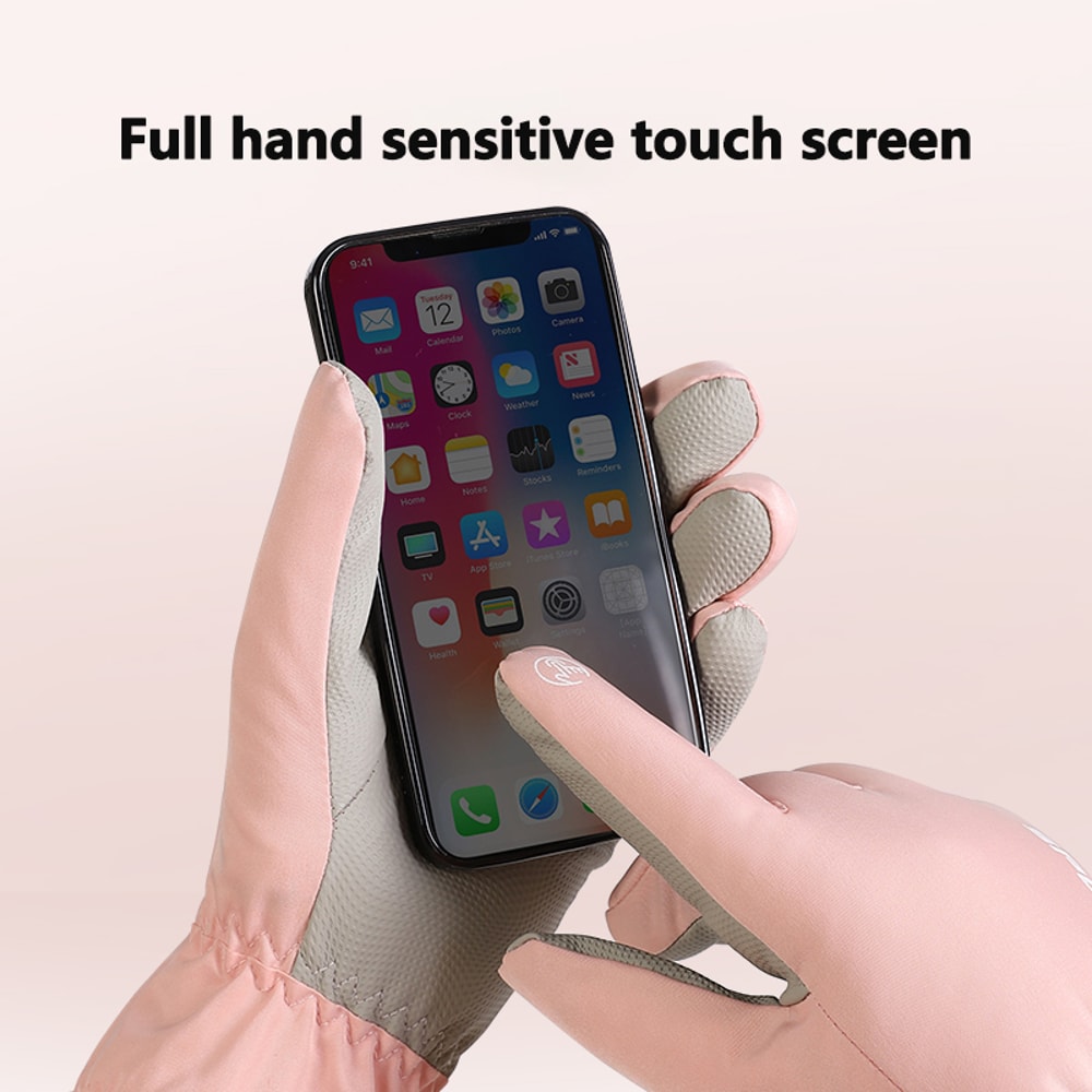 Thermal Ski Gloves, Waterproof Cold-proof Gloves, Adjustable Non-slip Touch Screen Gloves for Couples