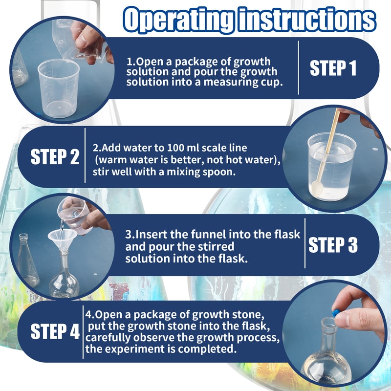 Mini Growth Stones, Water Magic Science Toys for Holidays and Gifts