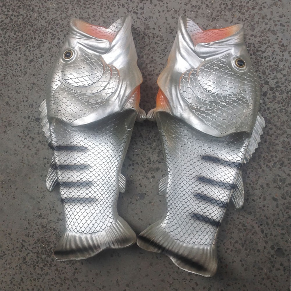 Designer Unisex Men's Summer Slides, Outdoor Flip Flop, Unicorn Fish Slippers for Boys Plus Size