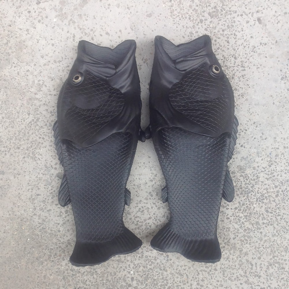 Designer Unisex Men's Summer Slides, Outdoor Flip Flop, Unicorn Fish Slippers for Boys Plus Size