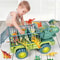 Tyrannosaurus Rex Truck Game Model With Truck Transport Carrier Dino Animal For Kids Birthday Gifts 1