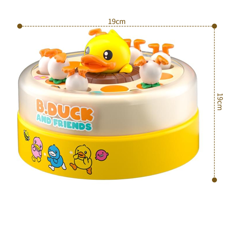 Children Bouncing Turntable Duck Toy Puzzle For Concentration Training And Parent Child Interaction 5