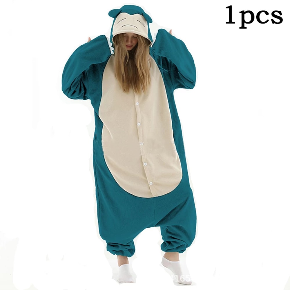 Cartoon Unicorn Animal Kigurumi Fleece Pajama Onesie For Adults Boys Girls And Men Cozy Anime Pajam 5