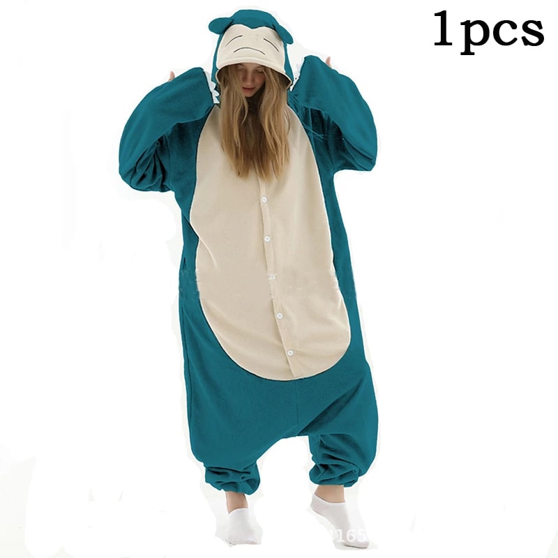 Cartoon Unicorn Animal Kigurumi Fleece Pajama Onesie For Adults Boys Girls And Men Cozy Anime Pajam 5