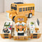 Interactive Toddler School Bus Toy With Sound Music Driving Light Simulation Steering Wheel Early E 6