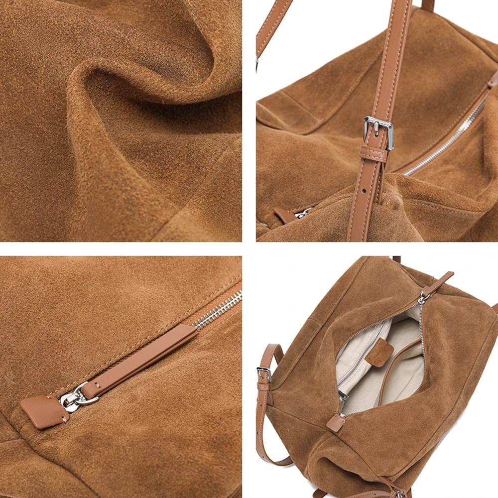 Soft Cowhide Leather Crossbody Bag Luxury Leather Shoulder Bag For Women Lazy Commuting Handbag 2