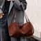 Soft Cowhide Leather Crossbody Bag Luxury Leather Shoulder Bag For Women Lazy Commuting Handbag 5