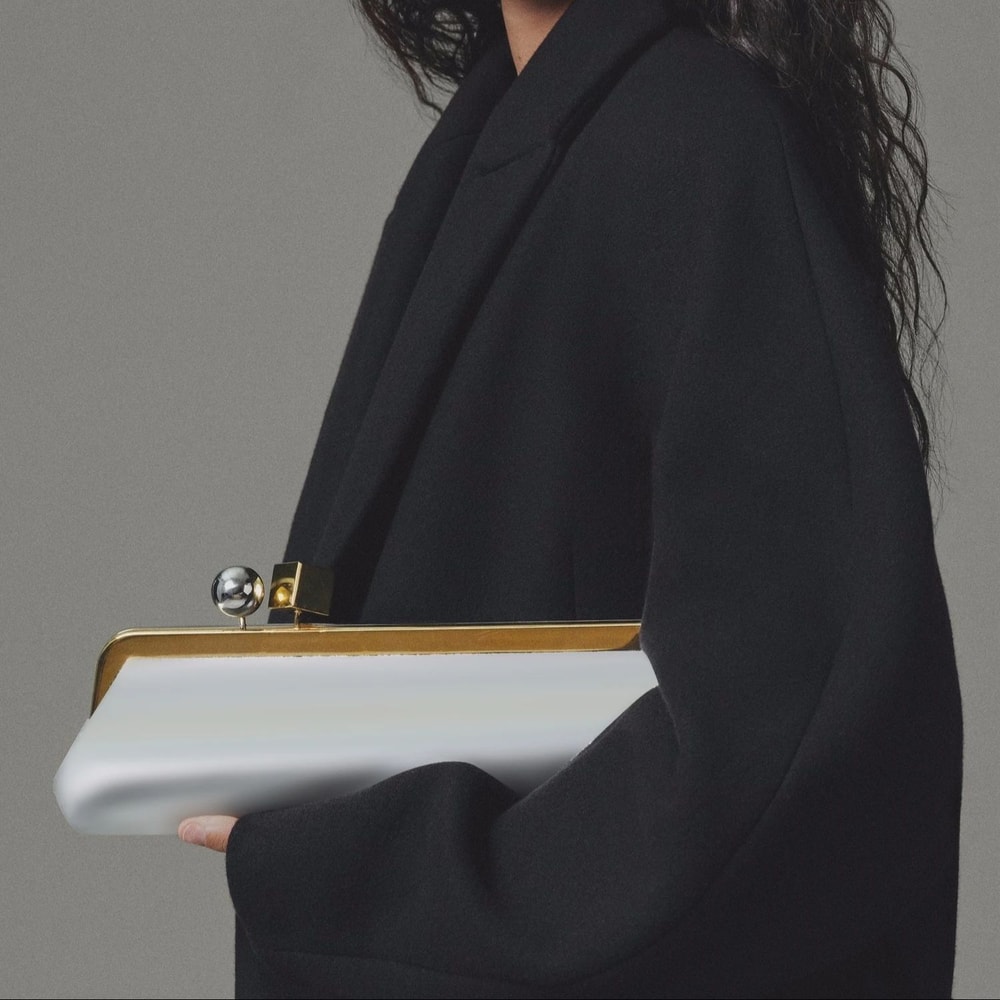 Luxury Designer Clip Handbag Purses for Ladies, Women's Fashionable Baguette Bag, Bag with Removable Shoulder Strap