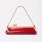 Luxury Designer Clip Handbag Purses for Ladies, Women's Fashionable Baguette Bag, Bag with Removable Shoulder Strap