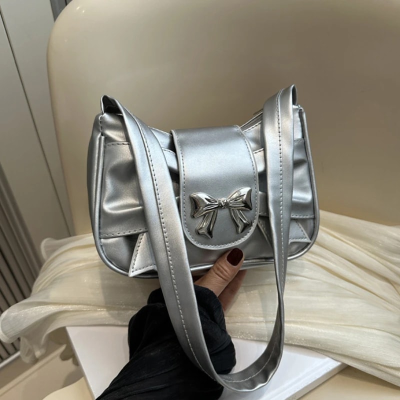 Fashionable PU Leather Shoulder Bag, Casual Handbag, Daily Commuting Business Women's Bag, Lady Banquet Underarm Bag