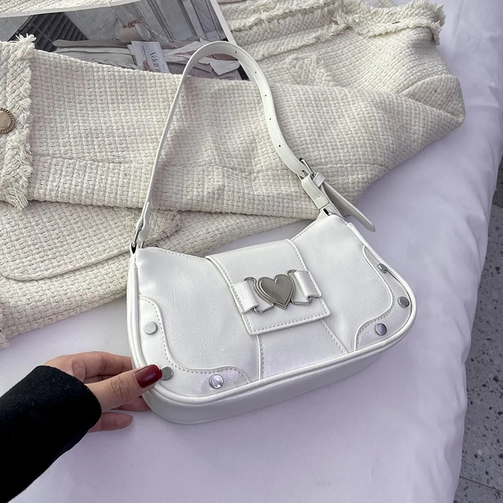 Fashionable PU Leather Shoulder Bag, Casual Handbag, Daily Commuting Business Women's Bag, Lady Banquet Underarm Bag