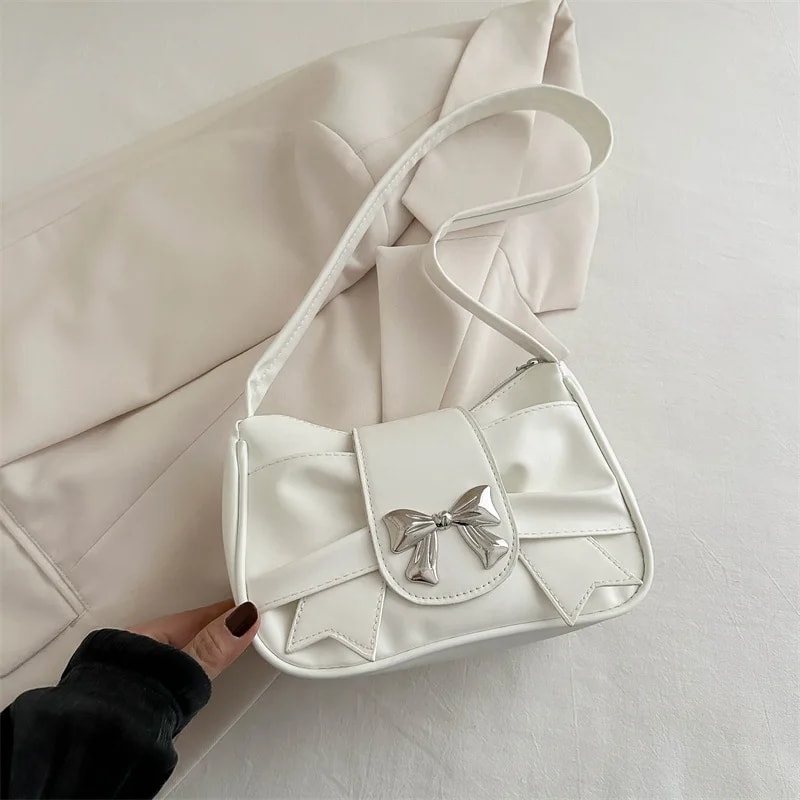 Fashionable PU Leather Shoulder Bag, Casual Handbag, Daily Commuting Business Women's Bag, Lady Banquet Underarm Bag