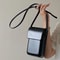 Women Mini Crossbody Bags, PU Leather Shoulder Purses and Handbags for Phone, Simple Solid Bag